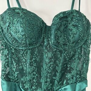 Emerald Lace Dress